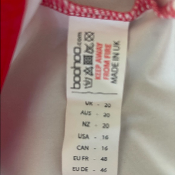 Women’s Boo Hoo Polyurethane Mini Skirt Size 16 - Picture 5 of 6